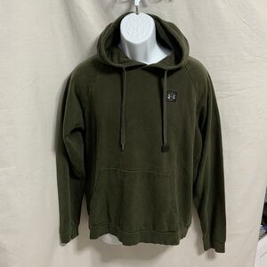 Under ARMOUR Mens Hoodie Distressed dark green size mens Large